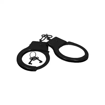 Metal Handcuffs - Black
