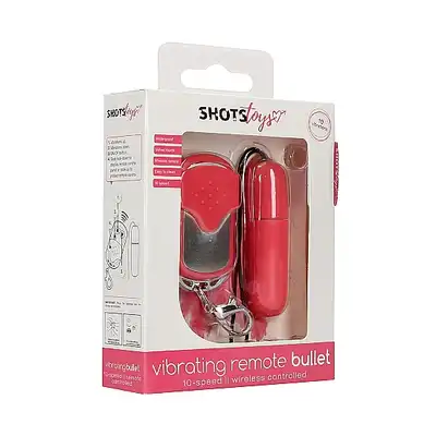 Vibrating Remote Bullet - Pink