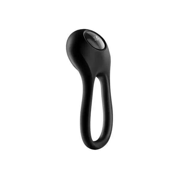 Satisfyer - Majestic Duo USB. Silikonowy ring erekcyjny na aplikację. 12 trybów wibracji. 