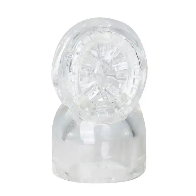 Easytoys Wand Attachment For Men - Clear stymulująca nakładka na różdżkę