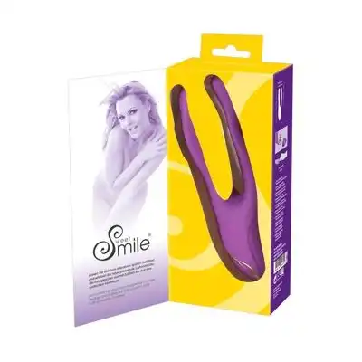 Sweet Smile - Double Vibrator - podwójny wibrator, podwójna przyjemność! Stymulacja waginalna i analna
