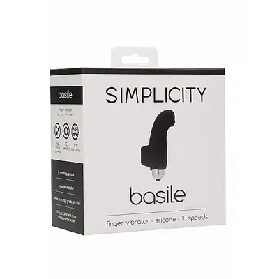 BASILE Finger vibrator - Black