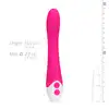 Easy Toys - Lunar Vibe Pink Piękny silikonowy wibrator - 10 programów, USB