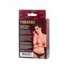 Theatre - Nipple Clamps Red. Metalowe zaciski na sutki z czerwonymi piórkami 