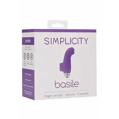 BASILE Finger vibrator - Purple