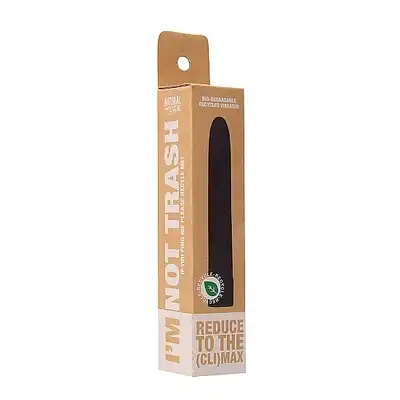 7" Vibrator - Biodegradable - Black