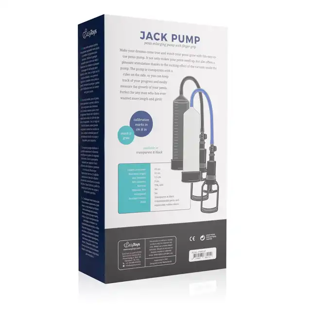 Easy Toys - Jack Pump Grip Pompka próżniowa z wygodną rączką i podziałką do mierzenia efektów !