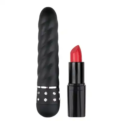 Easy Toys - Diamond Vibrator Sparkling Śliczny wibrator spiralny z kryształkami swarovskiego