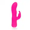 Easy Toys - Mad Rabbit Pink Magiczny wibrator stymulujący punkt G i łechtaczkę  -17 cm