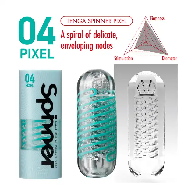 Tenga-Spinner Masturbator 04 Pixel Masturbator dla mężczyzn 