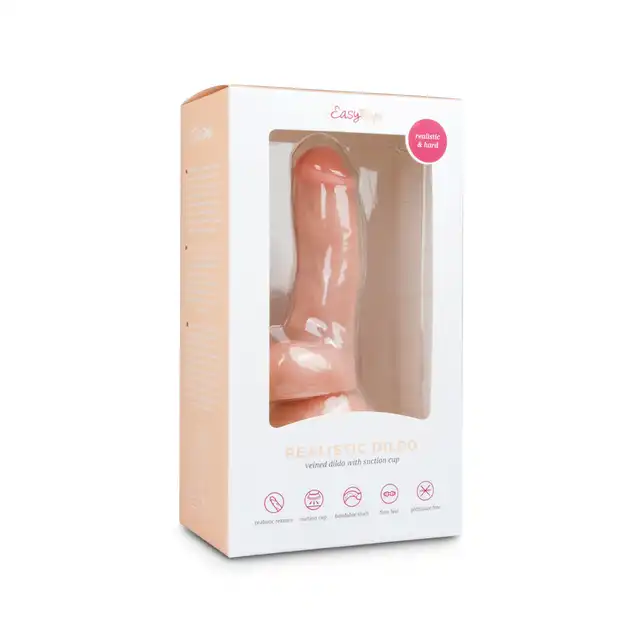 Easy Toys - Realistic Dildo - 15 cm Realistyczne dildo z przyssawką 15 cm w kolorze cielistym