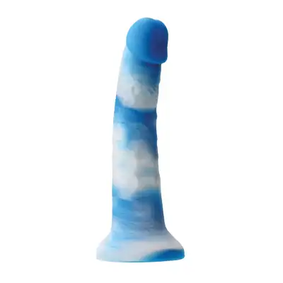 COLOURS PLEASURES YUM 8 DILDO BLUE
