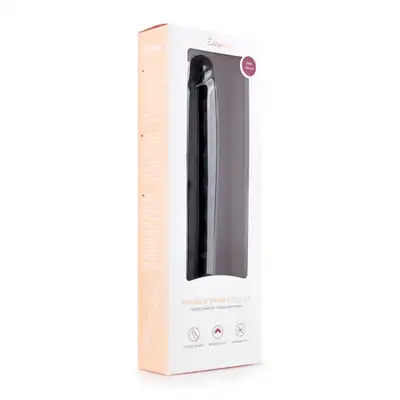Easy Toys - Silicone Double Ended Dildo Realistyczne podwójne dildo 30 cm w kolorze czarnym