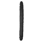 Easy Toys - Silicone Double Ended Dildo Realistyczne podwójne dildo 30 cm w kolorze czarnym