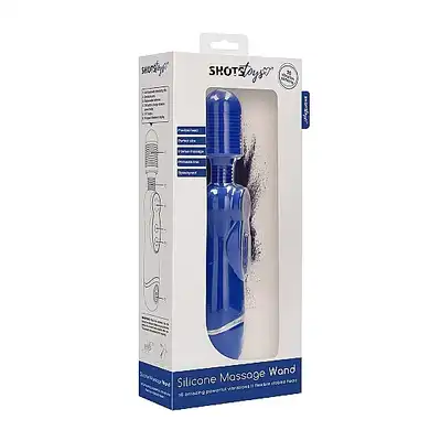 Silicone Massage Wand - Blue