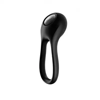 Satisfyer - Majestic Duo USB. Silikonowy ring erekcyjny na aplikację. 12 trybów wibracji. 