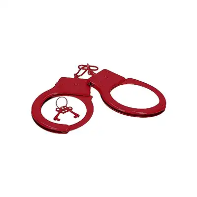 Metal Handcuffs - Red