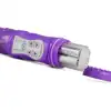 Easy Toys - Thrusting Rabit Purple Fioletowy wibrator króliczek z ruchem posuwistym i ruchomymi kuleczkami