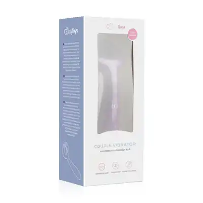 Easy Toys - Couple Vibrator Purple Wodoodporny multifunkcyjny stymulator dla par. Ładowany na USB.