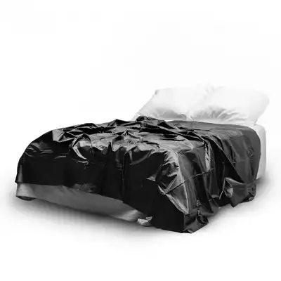 Easy Toys - Vinyl Sheet - Black Wodoodporne prześcieradło do zabawy. Szerokość 2,30 m