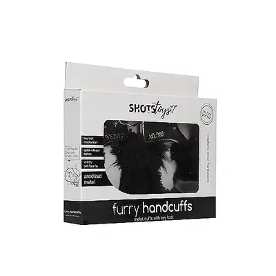 Furry Handcuffs - Black