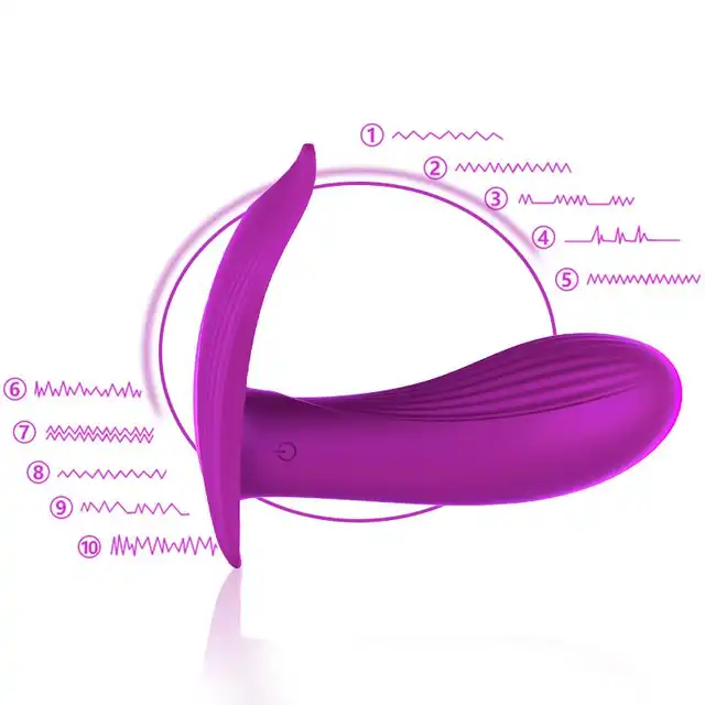 Boss Series - Stymulator-Silicone Panty Vibrator USB Masażer z funkcją podgrzewania i sterowaniem głosem !