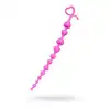ToDo - Long Sweety Pink Anal Beads. Silikonowe koraliki analne w kształcie serduszek 34 cm długości 