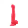 Chisa Novelties - Red dildo Deluxe 02. Czerwone elastyczne dildo 5 cm średnicy 