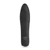Easy Toys - Velvet Vibe Black Aksamitny mini wibrator, który możesz zabrać pod prysznic !
