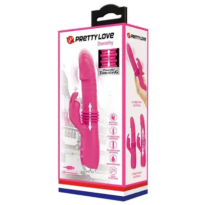Pretty Love - Dorothy USB. Wibrator z ruchem posuwistym i stymulacją łechtaczki