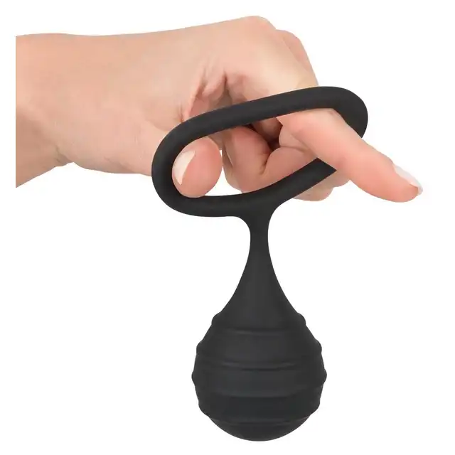 Black Velvets - Cock Ring &amp; Weight 219 g Ring z obciążnikiem