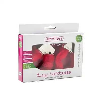 Furry Handcuffs - Red