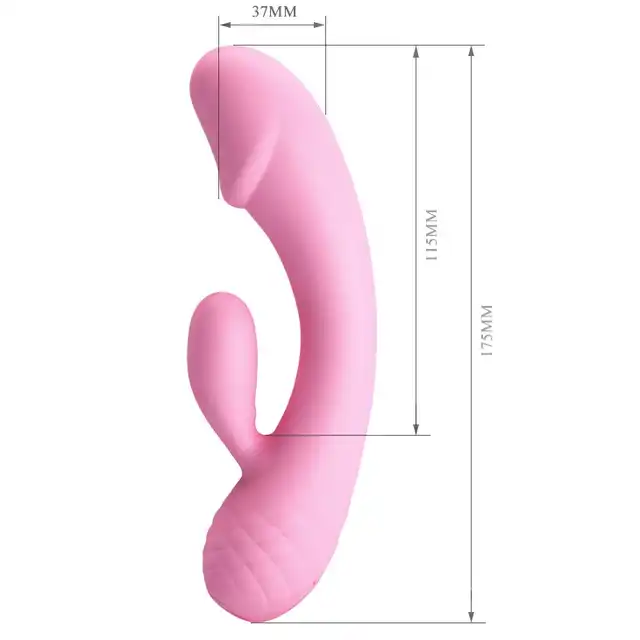 Pretty Love - Ron USB. Silikonowy elastyczny wibrator z miękką główką.