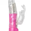 Easy Toys - Bunny Vibrator Pink Wibrator z obracającymi się kuleczkami i stymulującymi uszkami