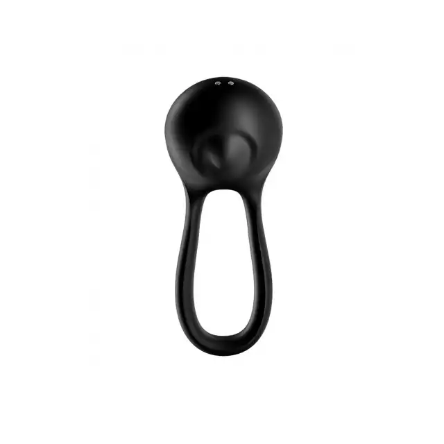 Satisfyer - Majestic Duo USB. Silikonowy ring erekcyjny na aplikację. 12 trybów wibracji. 