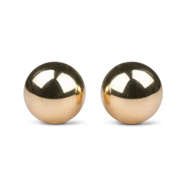 Easy Toys - Gold ben wa balls - 22mm Kulki gejszy w kolorze złotym