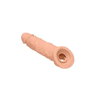 Penis Extender with Rings - 21 cm - Flesh