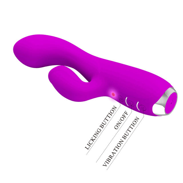 Pretty Love - Doreen USB. Wibrator z języczkiem. Funkcja lizania. 