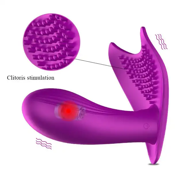 Boss Series - Stymulator-Silicone Panty Vibrator USB Masażer z funkcją podgrzewania i sterowaniem głosem !
