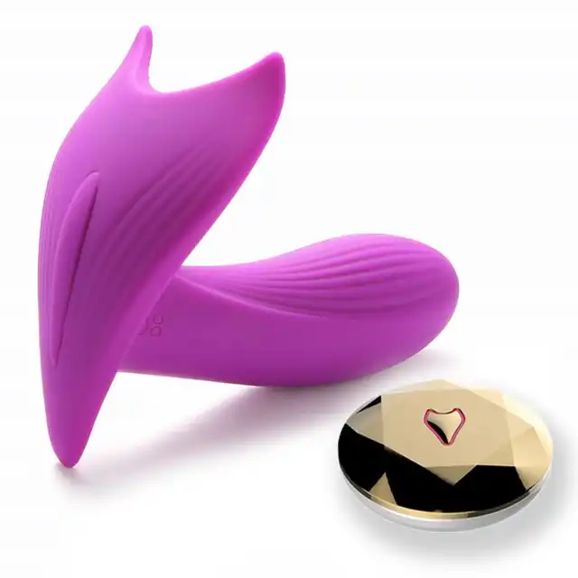 Boss Series - Stymulator-Silicone Panty Vibrator USB Masażer z funkcją podgrzewania i sterowaniem głosem !