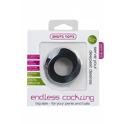Endless Cockring - Big - Black