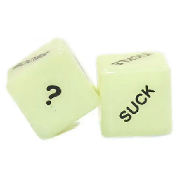 Easy Toys - Glowing Foreplay Dice - Dwie kostki idealne do gry wstępnej