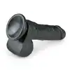 Easy Toys - Realistic Dildo - 17,5 cm BL Realistyczne dildo z przyssawką 17,5 cm w kolorze czarnym