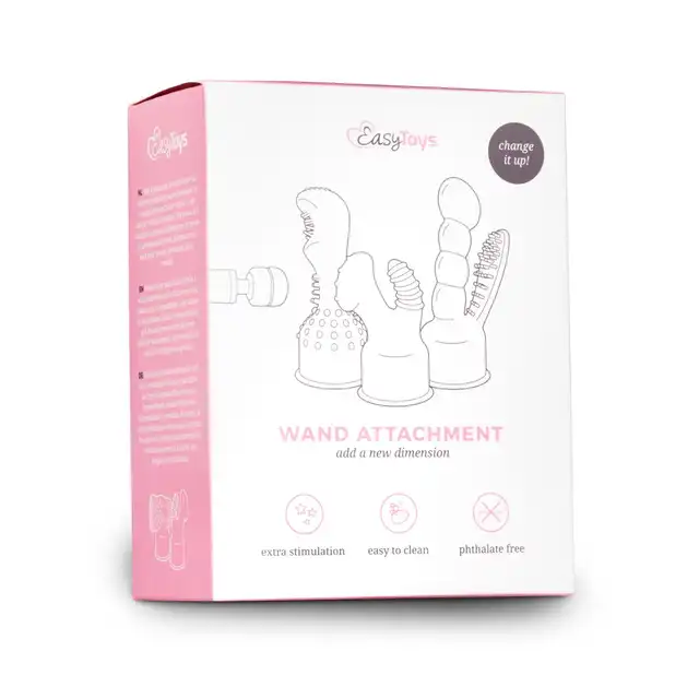Easy Toys - Clear Masturbator Wand. Masturbacyjna nakładka na magiczną różdżkę 