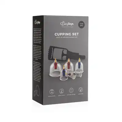 Easy Toys - Cupping Set 6 Cup Zestaw 6 różnych  baniek próżniowych idealny dla początkujących !
