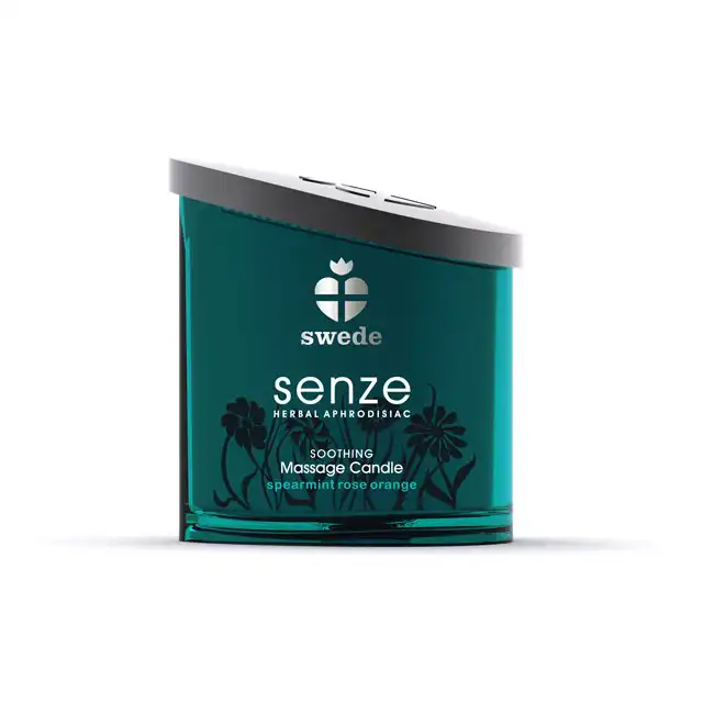 Swede-Senze Massage Candle Soothing Spear Świeca do masażu na bazie naturalnych produktów z olejkamia :mięta róża pomarańcza