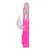 EasyToys Thrusting Rabbit Vibrator Pink Różowy wibrator króliczek z ruchem posuwistym i ruchomymi kuleczkami !