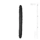 Easy Toys - Silicone Double Ended Dildo Realistyczne podwójne dildo 30 cm w kolorze czarnym