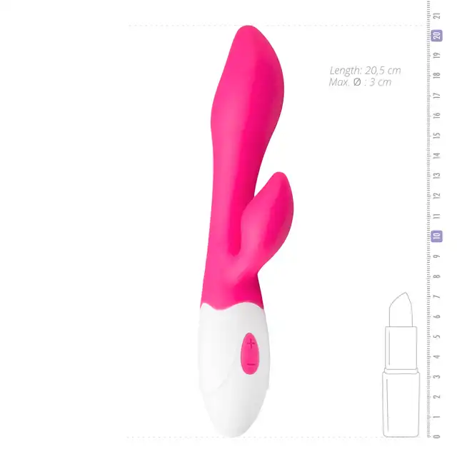 Easy Toys - Galaxy Vibe 10 speed Wibrator z podwójną stymulacją i wygodnym ładowaniem przez USB