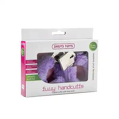 Furry Handcuffs - Purple
